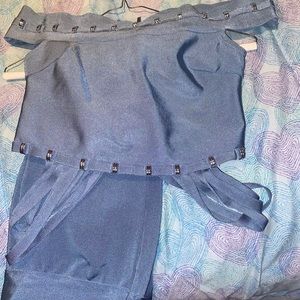 Blue Bandage two piece